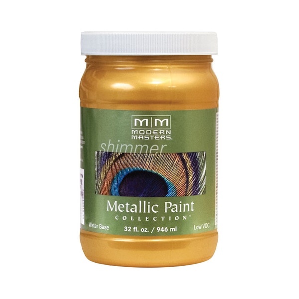 Modern Masters Interior/Exterior Paint, Metallic, 1 gal ME70132 - main